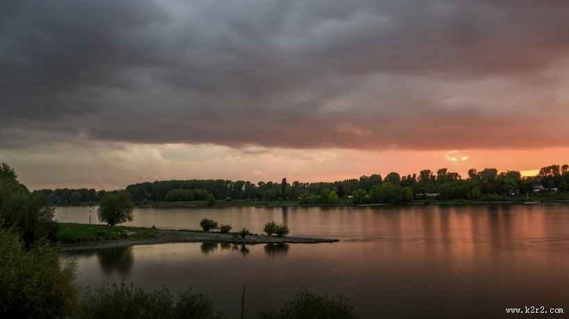 瑞士莱茵河畔风景图片大全