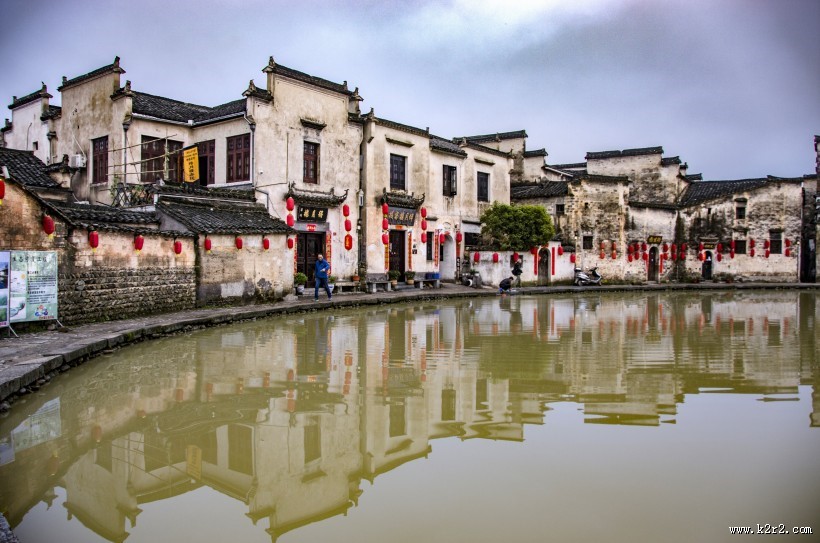 安徽宏村风景图片