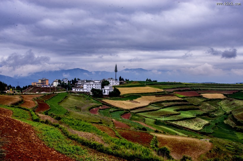 云南东川红土地风景图片大全