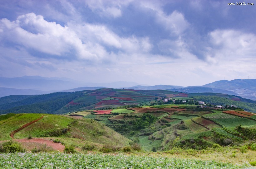 云南东川红土地风景图片大全