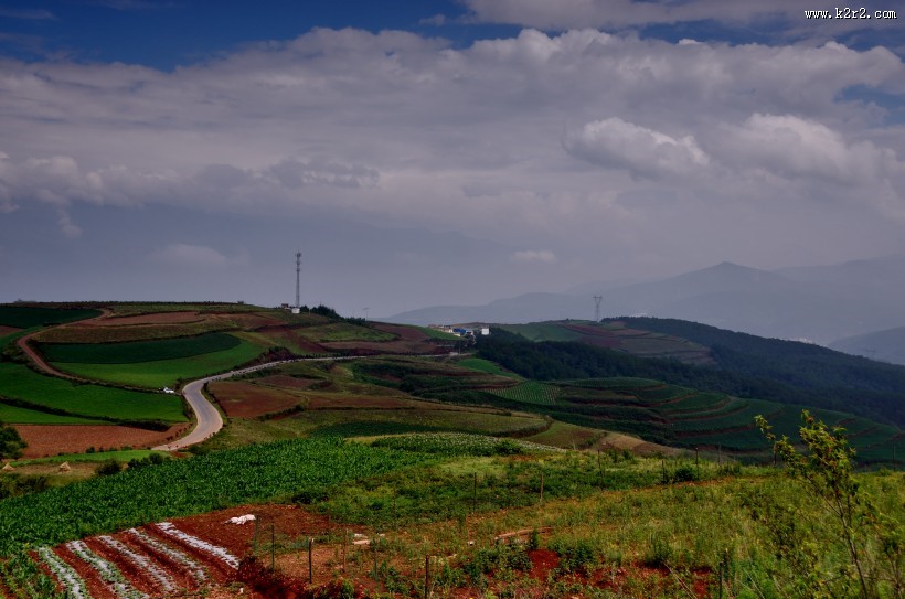 云南东川红土地风景图片大全