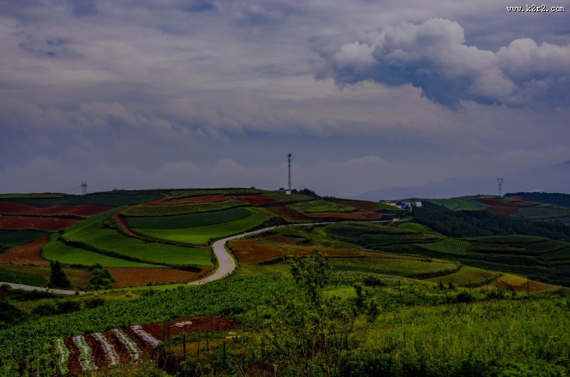 云南东川红土地风景图片大全