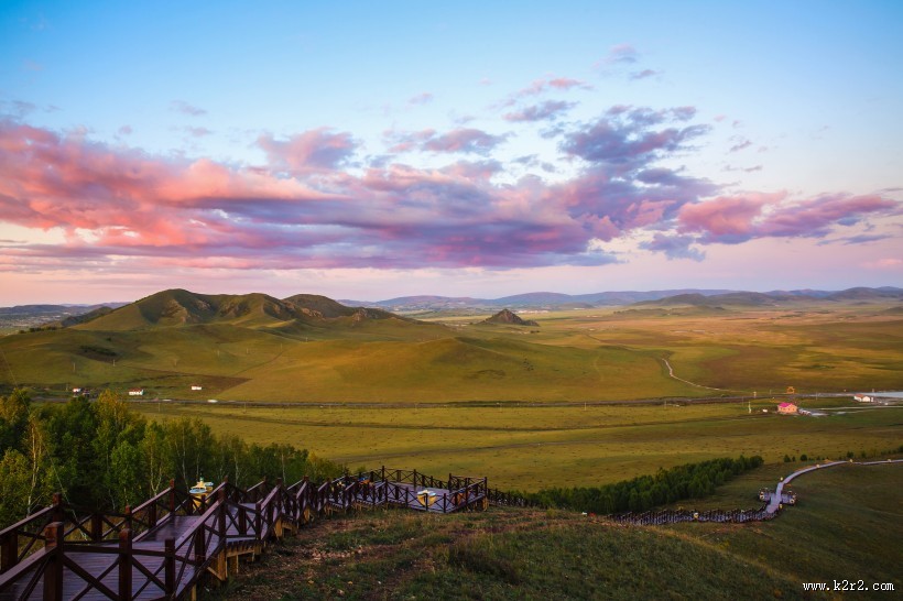 初秋坝上风景图片
