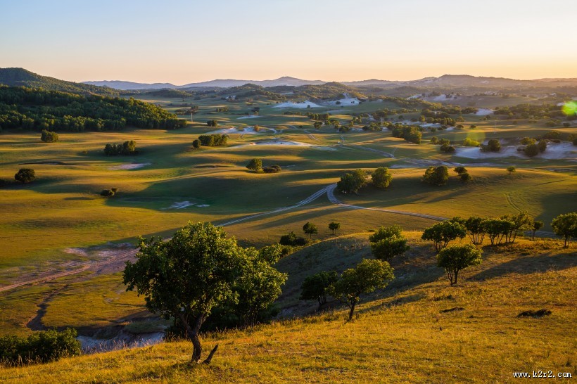 初秋坝上风景图片