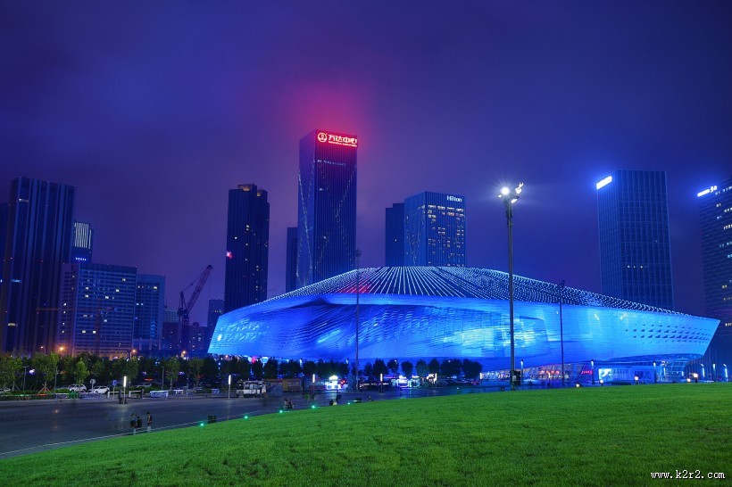 辽宁大连东港夜景图片大全