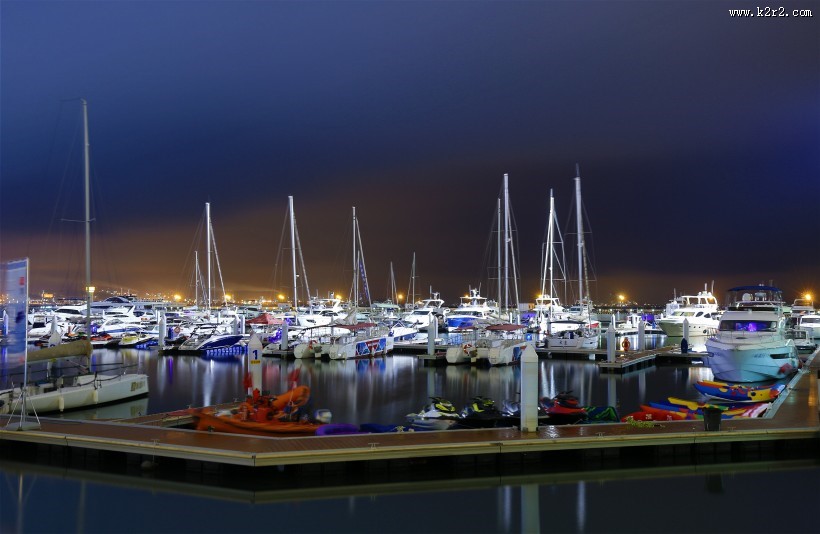 辽宁大连东港夜景图片大全