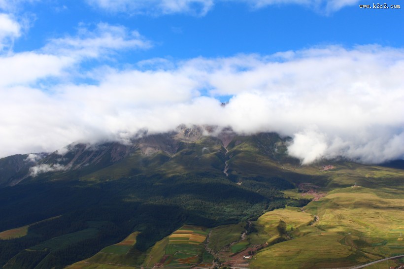 巍峨连绵的祁连山风景图片大全