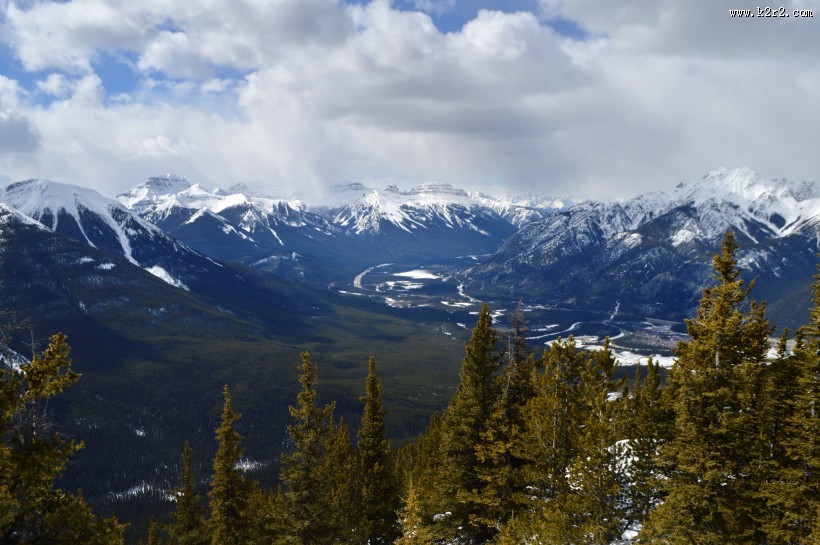 加拿大班夫国家公园风景图片