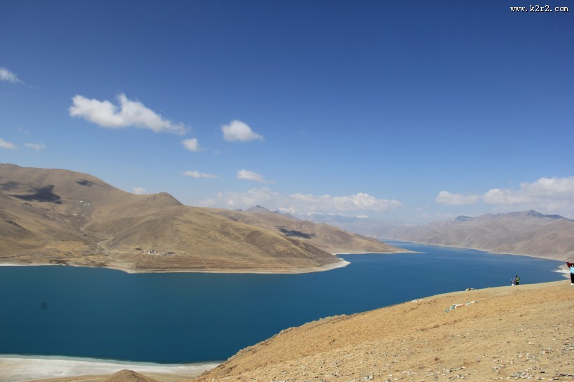 西藏美丽的羊卓雍措风景图片大全