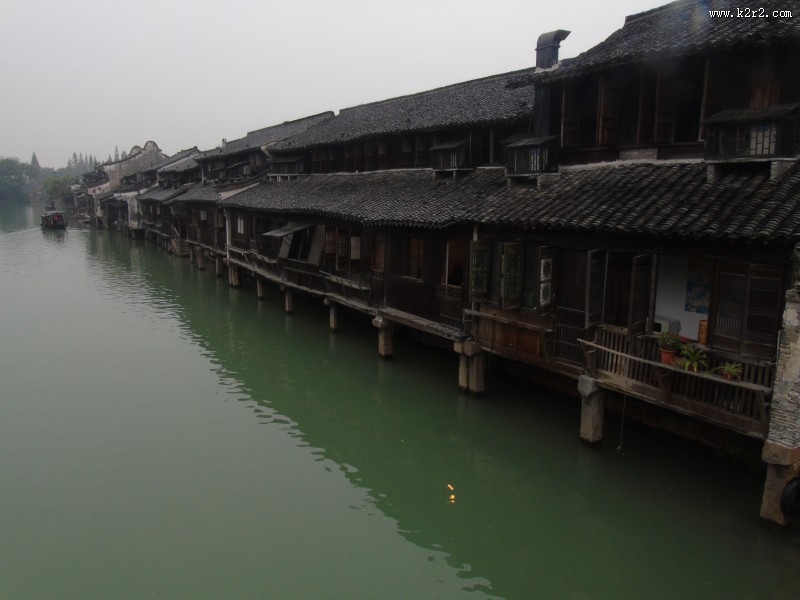 浙江桐乡乌镇烟雨风景图片