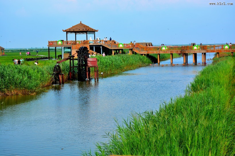 辽宁盘锦红海滩风景图片