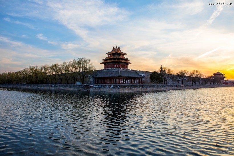 北京故宫角楼古典风景图片