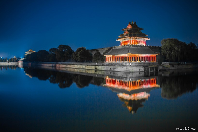 北京故宫角楼古典风景图片