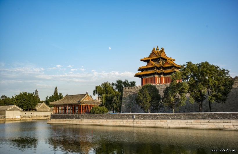 北京故宫角楼古典风景图片