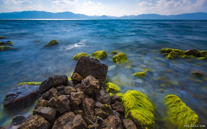 云南玉溪抚仙湖风景图片大全