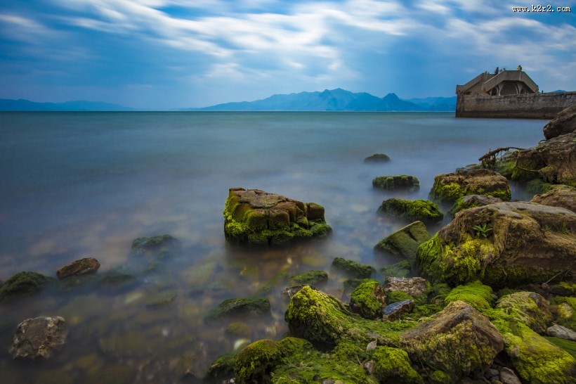 云南玉溪抚仙湖风景图片大全