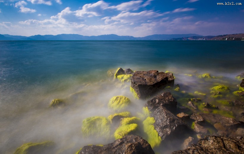 云南玉溪抚仙湖风景图片大全