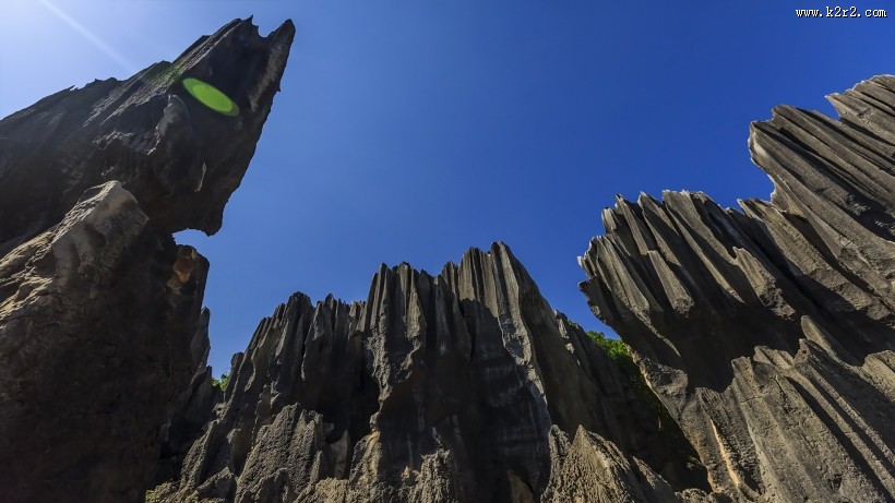 云南昆明石林风景图片