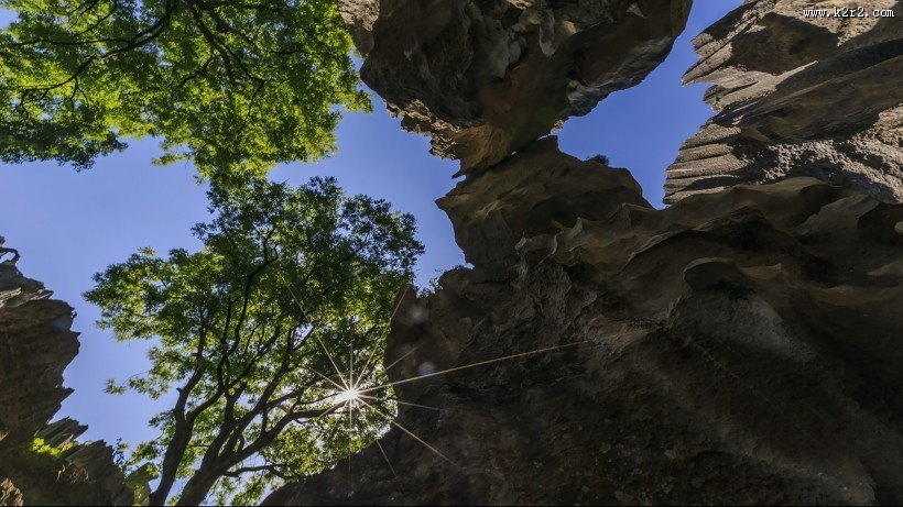 云南昆明石林风景图片