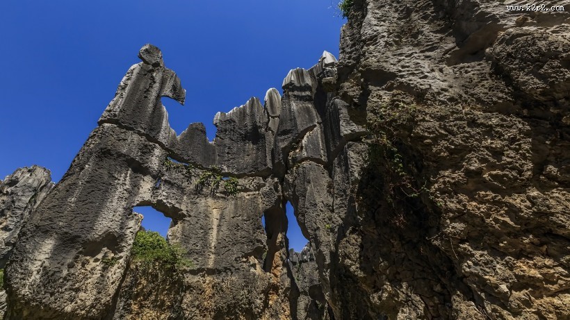 云南昆明石林风景图片