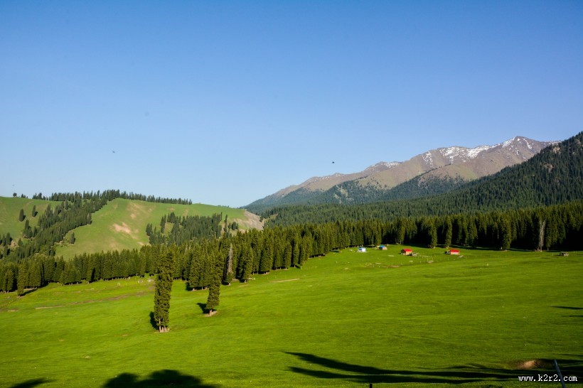 新疆科克尔斯陶牧区风景图片