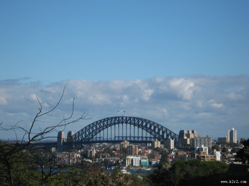 澳大利亚悉尼单孔大桥风景图片