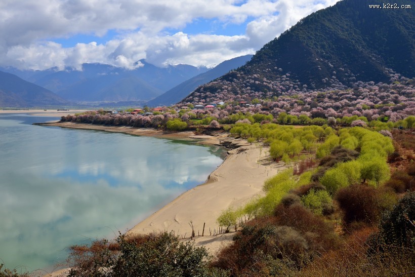 西藏林芝桃花风景图片大全