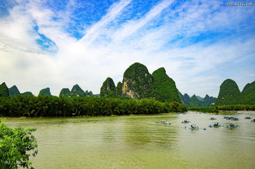 广西桂林漓江风景图片