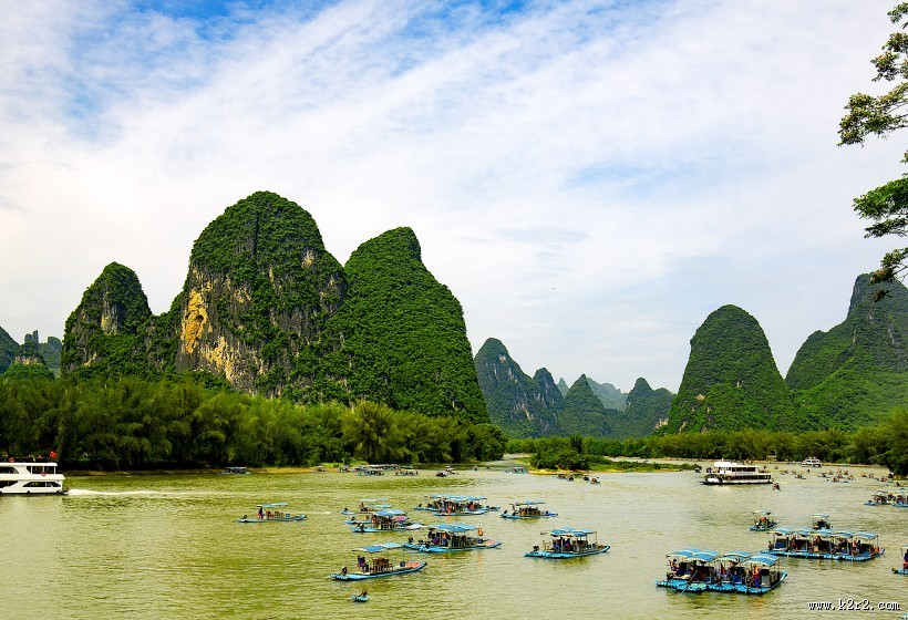 广西桂林漓江风景图片