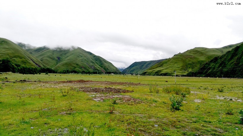 四川塔公草原风景图片