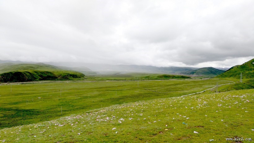 四川塔公草原风景图片