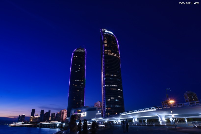 福建厦门双子塔建筑风景图片大全