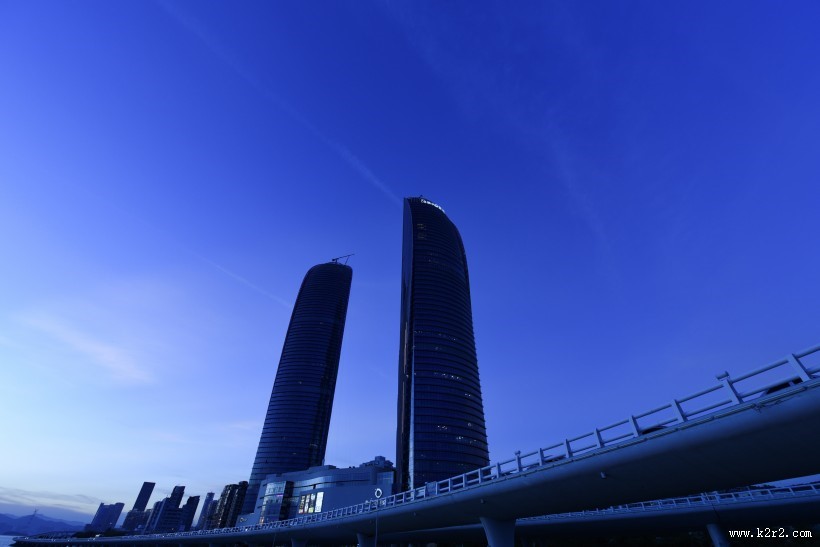 福建厦门双子塔建筑风景图片大全