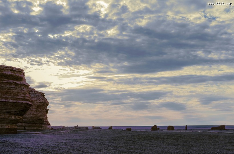 甘肃玉门关雅丹魔鬼城风景图片