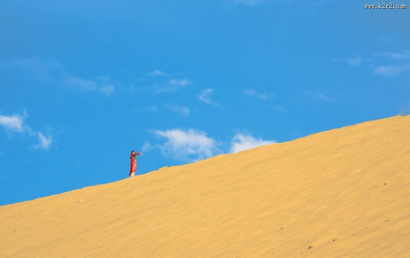 甘肃鸣沙山风景图片