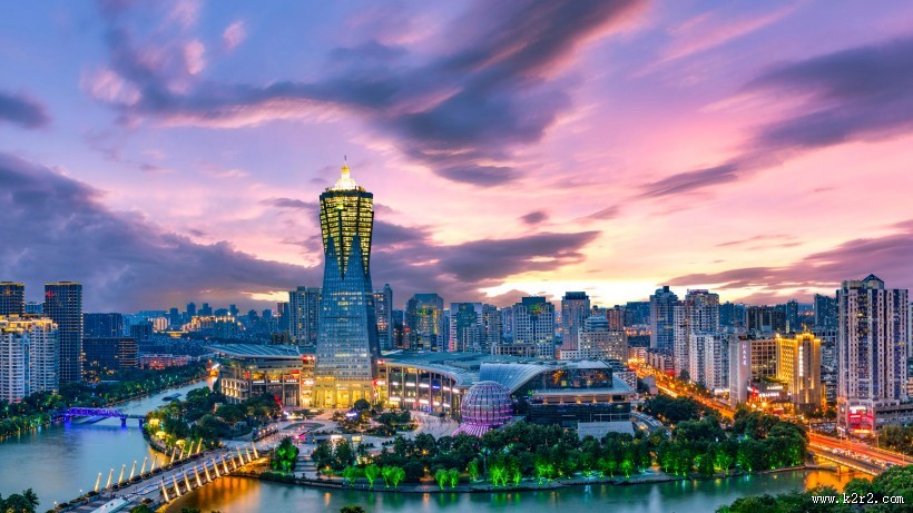 浙江杭州西湖夜景图片大全