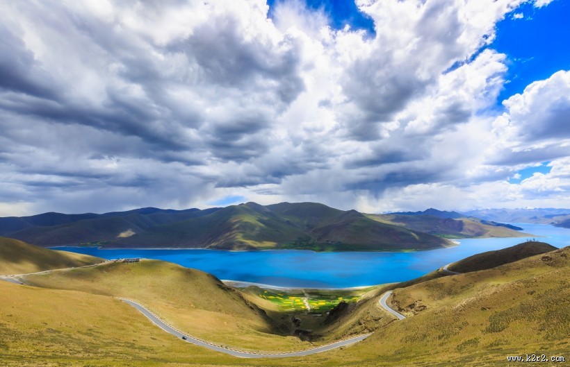 西藏羊卓雍错风景图片大全