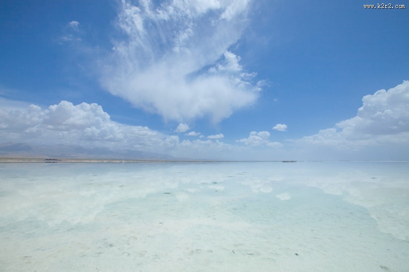 青海茶卡盐湖风景图片