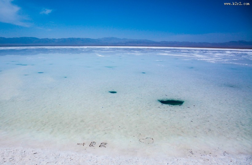 青海茶卡盐湖风景图片