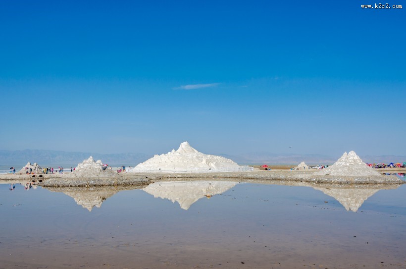 青海茶卡盐湖风景图片
