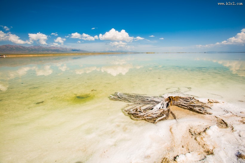 青海茶卡盐湖风景图片