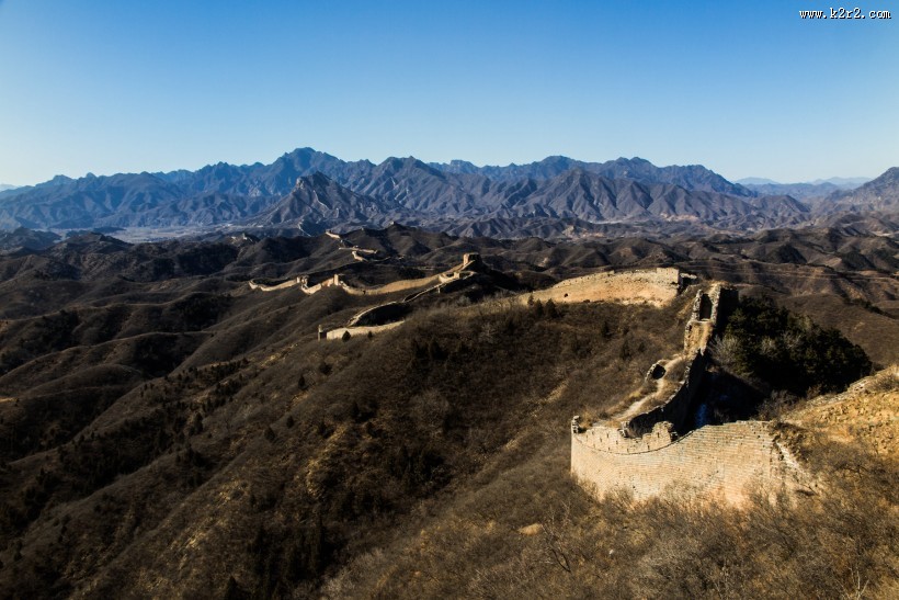 北京蟠龙山长城风景图片