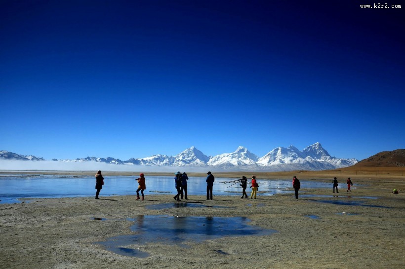 西藏卓木拉日峰风景图片