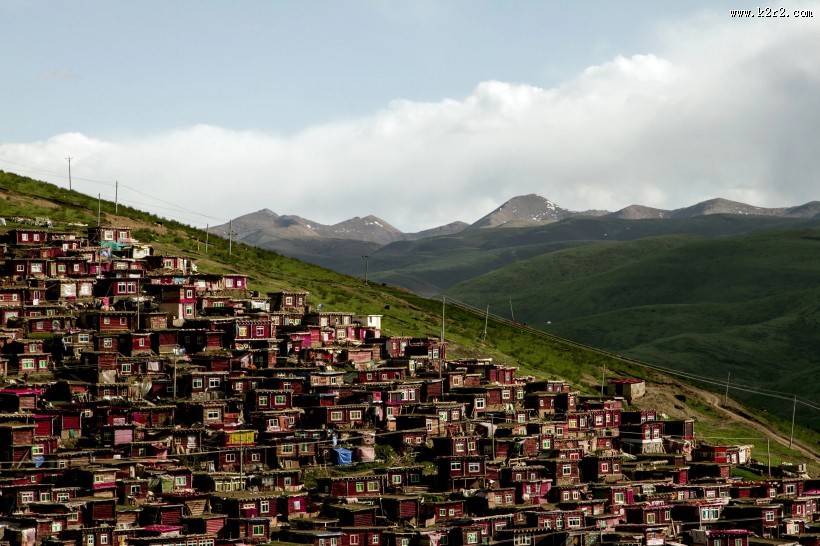 四川色达风景图片