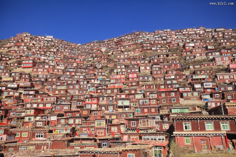 四川色达风景图片