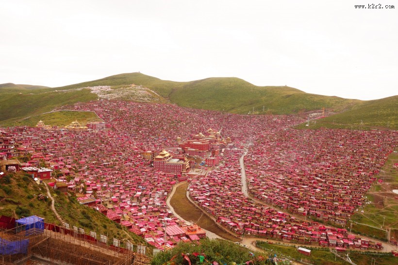 四川色达风景图片