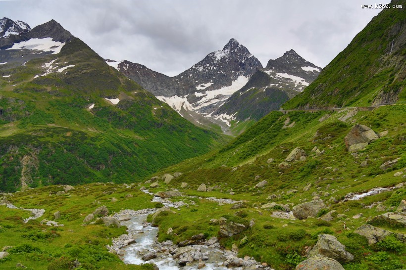 阿尔卑斯山风景图片