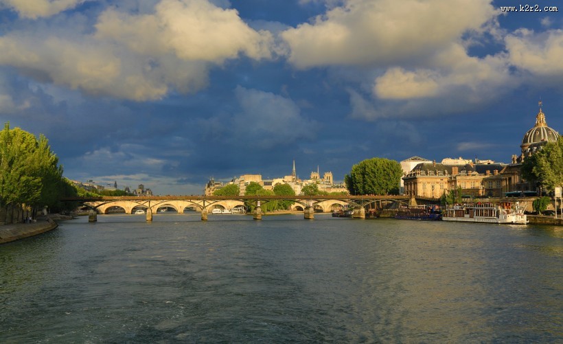 法国塞纳河沿岸风景图片大全
