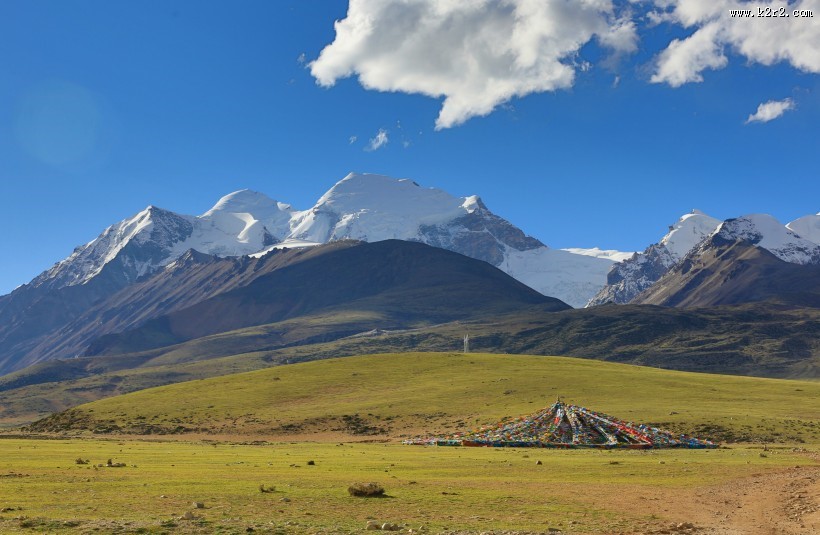 西藏念青唐古拉山脉风景图片大全