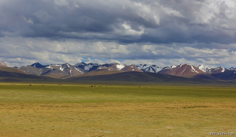 西藏班戈草原风景图片